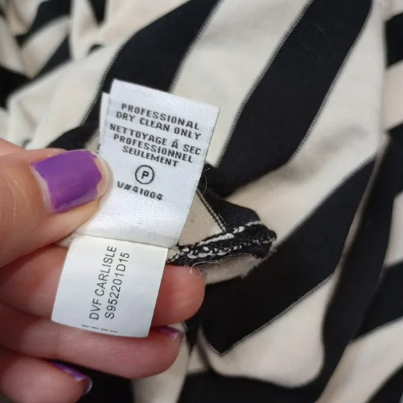 diane von furstenberg carlisle silk blend striped longline cardigan - Picture 8 of 15